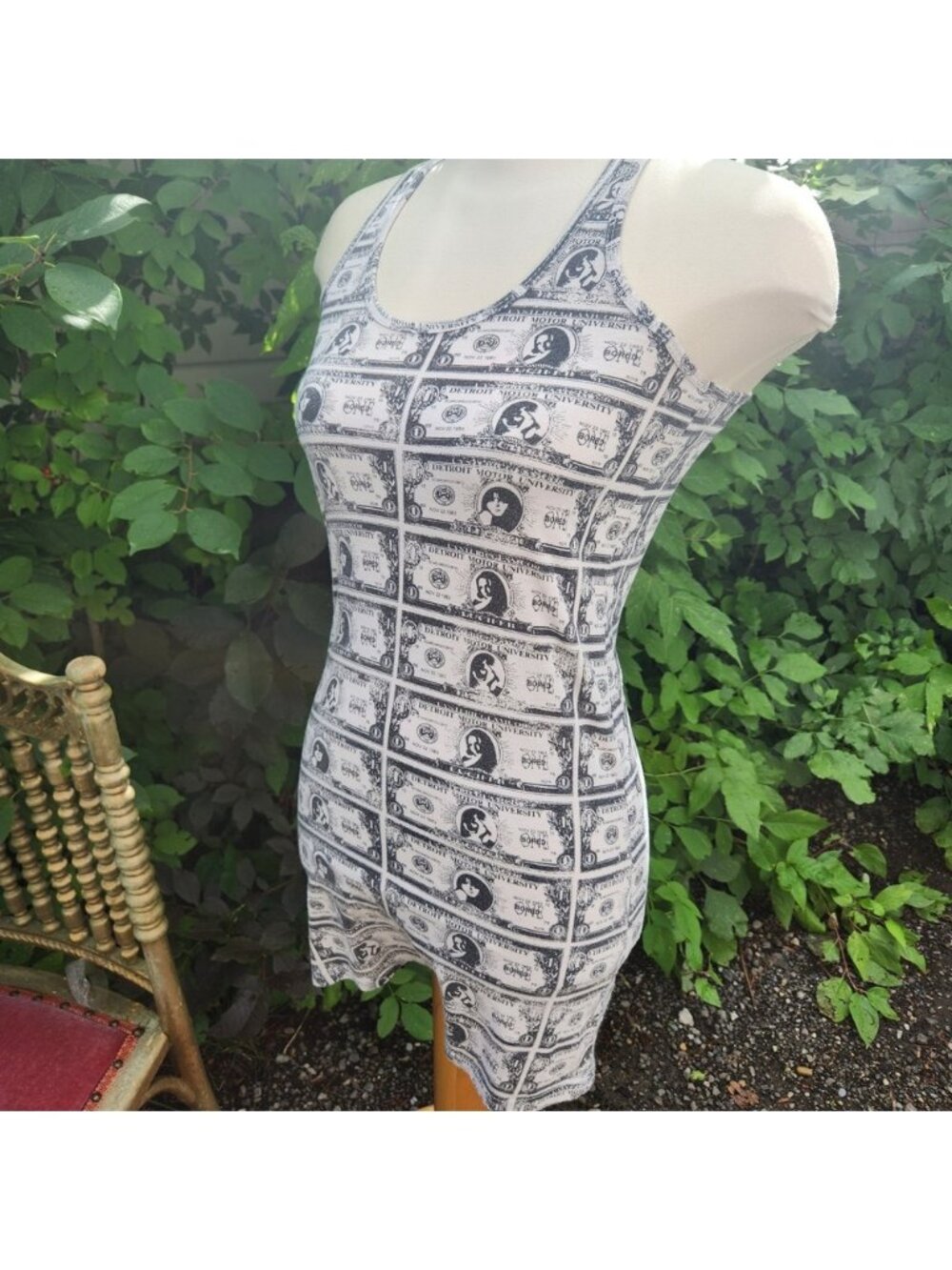 Detroit Motor‎ University Dress Novelty Print sm/m Dress Sleeveless costume etc
